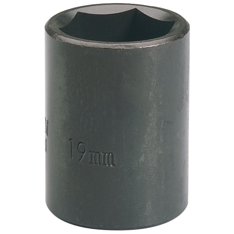 Draper Impact Socket, 1/2" Sq. Dr., 19mm (Sold Loose) 26887 Draper - Dynamic Drive