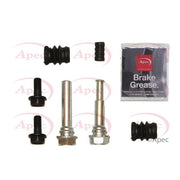 Apec Brake Caliper Guide Sleeve Kit Rear Left fits Nissan NV200 2010-2011 1.5