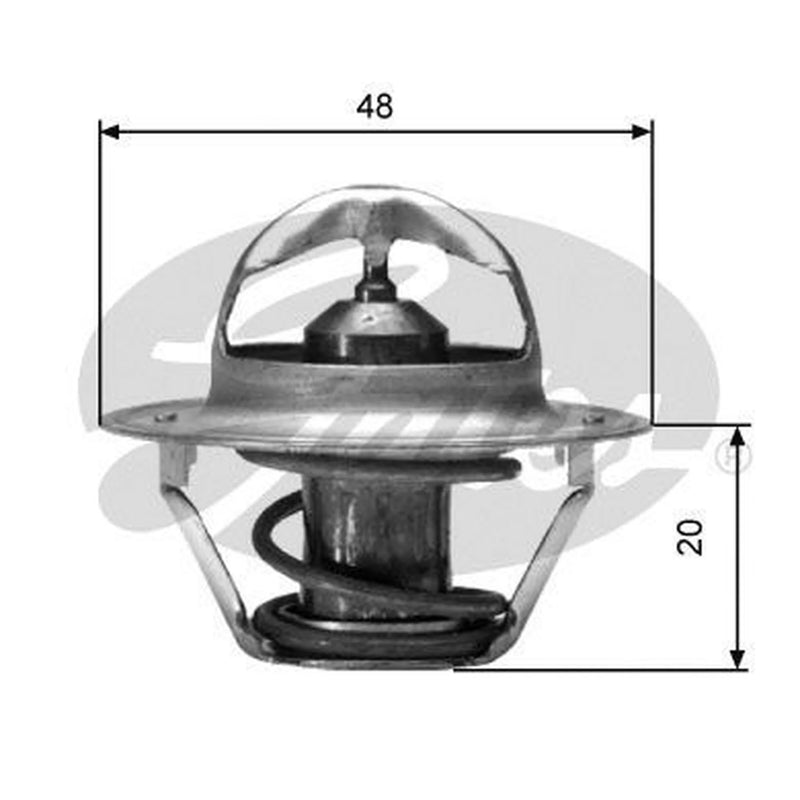 Gates Thermostat,Coolant TH00388G1