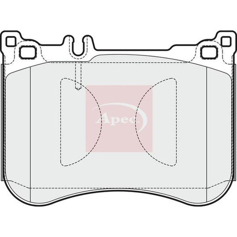 Apec Front / & Rear / Brake Discs & Pads fits Mercedes-Benz Sl 2012-2020