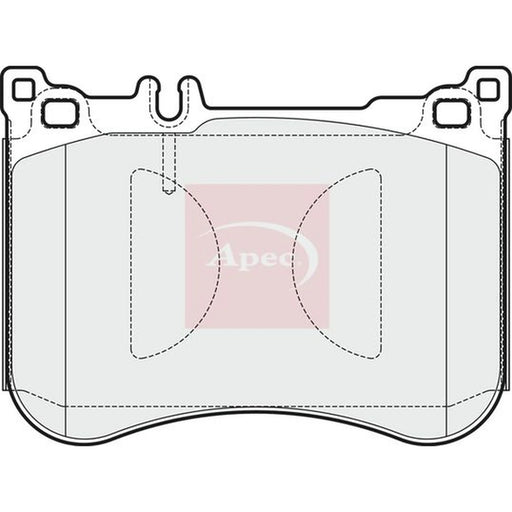 Apec Front Brake Pad Set PAD1927