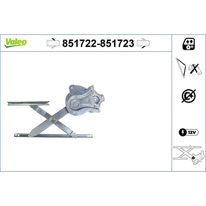 Valeo Electric Window Regulator Lifter 851723