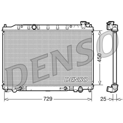 Denso Engine Radiator fits Nissan Murano I 2003-2008 3.5