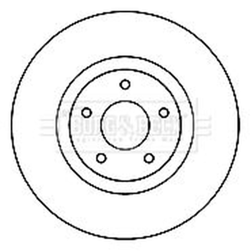 Borg & Beck Front & Rear Brake Discs & Pads fits Renault Koleos I 2008-2013