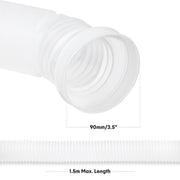 Baridi Condenser Vent Hose Pipe for Vented Tumble Dryers 1.5m x 3.5" Baridi - Dynamic Drive