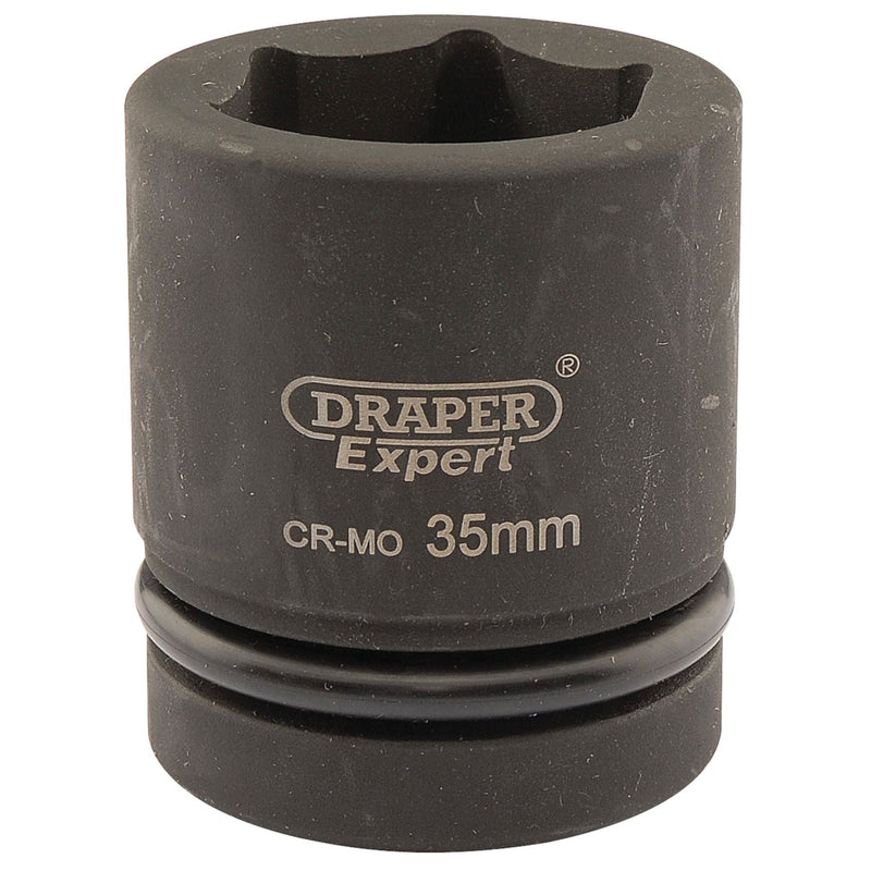 Draper Expert HI-TORQ 6 Point Impact Socket, 1" Sq. Dr., 35mm 05115 Draper - Dynamic Drive