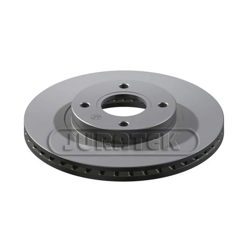 Juratek Front Brake Vented Discs & Pads fits Ford Fiesta VII 2018 on 1.5