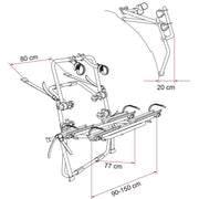 Fiamma Carry Bike Backpack Pro: Convenient bike carrier Fiamma - Bars 4 Cars
