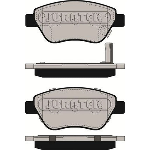 Juratek Front Brake Pad Set fits Opel Adam 2012-2019 1.0 1.2 1.4