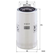 MANN-FILTER Automatic Transmission Hydraulic Filter