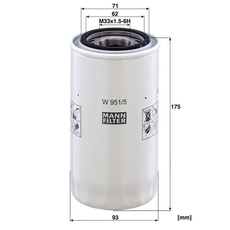 MANN-FILTER Automatic Transmission Hydraulic Filter