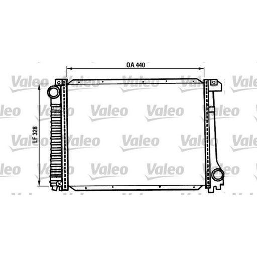 Valeo Engine Radiator 819397