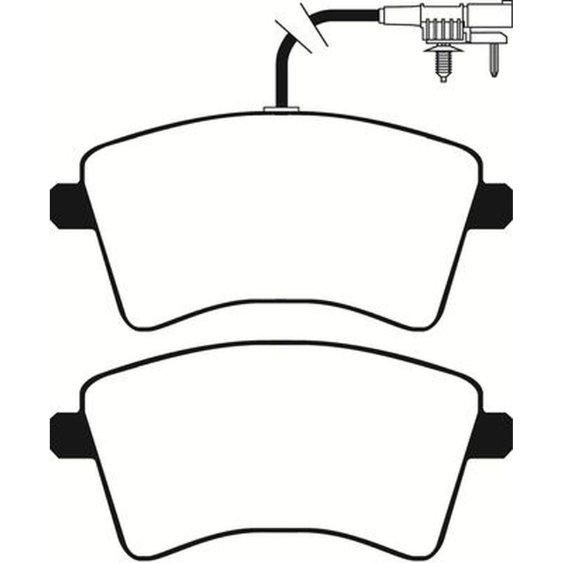 Abtex Front Brake Pad Set fits Nissan NV250 2019 on