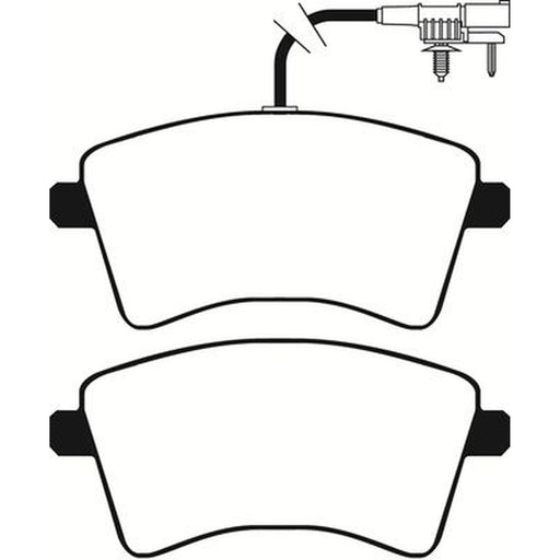 Abtex Front Brake Pad Set fits Nissan NV250 2019 on
