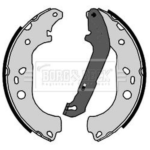 Borg & Beck Brake Shoe Set Axle Kit BBS6359