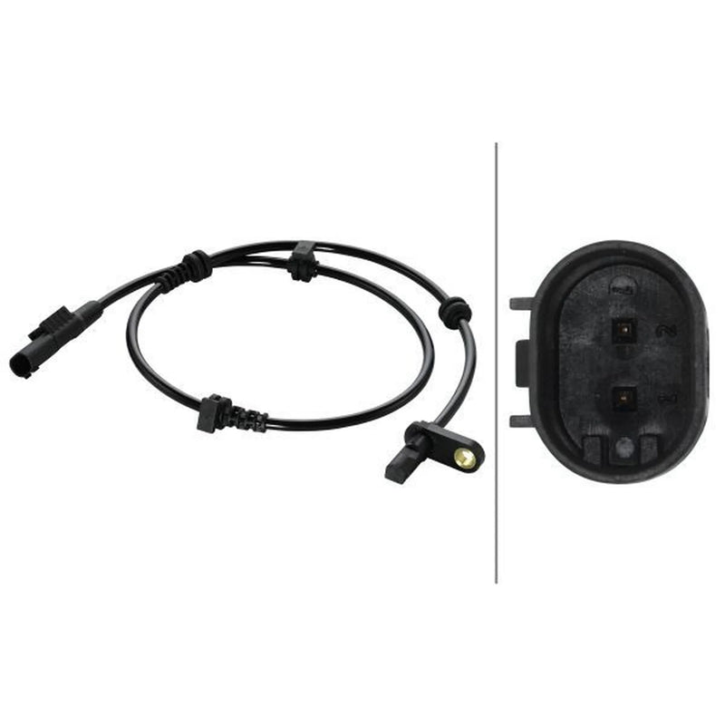 Hella ABS Wheel Speed Sensor Front fits Mercedes-Benz E-Class 2003-2008