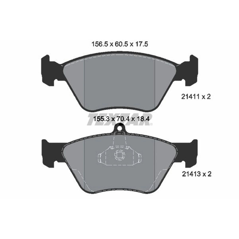 Textar Front Brake Pad Set 2141101