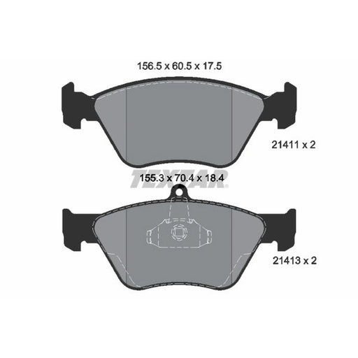 Textar Front Brake Pad Set 2141101
