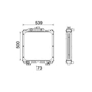Mahle Engine Radiator fits Case Ih Jx-Series 2007-2008