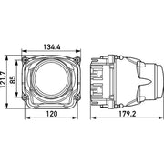 Hella Headlamp De-Les A/F Md12/24 1LL Left 1LL 012 758-011 47F.941.037.A 1LL