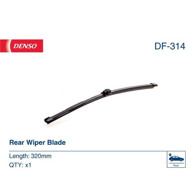 Denso Rear Wiper Blades fits Audi A1 2011-2018 1.0 1.2 1.4 1.6 1.8 2.0