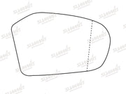 Summit Stick-On Anti Dazzle Mirror Glass fits Mercedes A B Class 05 on RHS Summit - Bars 4 Cars