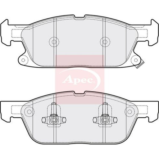 Apec Front Brake Pad Set fits Ford Focus IV 2019-2025 2.0 2.3