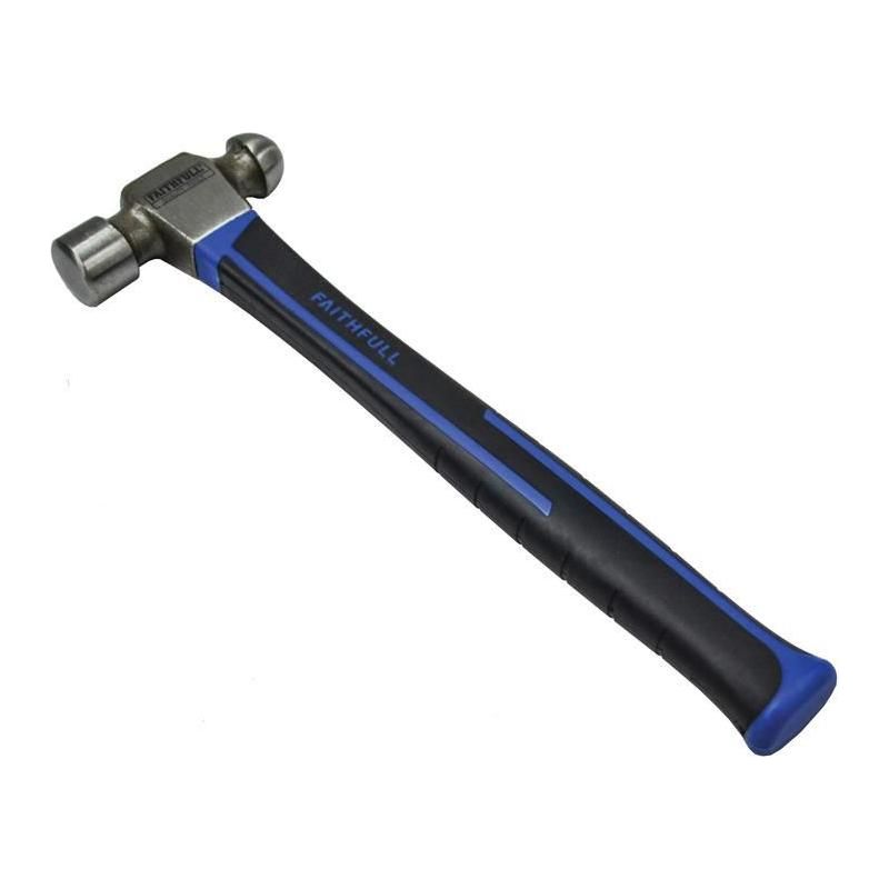 Faithfull Ball Pein Hammer Fibreglass Shaft 454g (16oz) Faithfull - Dynamic Drive
