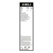 Bosch Aerotwin Wiper Blade Set 700mm + 450mm — A003J fits Tesla Model X