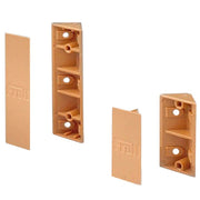 Corner Bracket 6Pc Kit Brown Large Nova - Dynamic Drive
