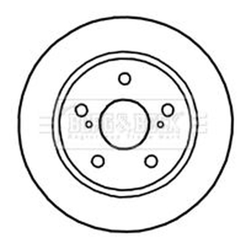 Borg & Beck Front & Rear Brake Discs & Pads fits Toyota Auris 2012-2018 1.8