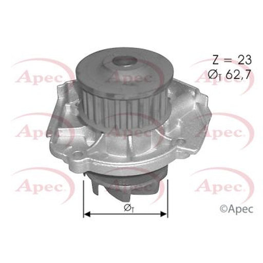 Apec Engine Cooling Water Pump fits Abarth 124 Spider 2016 on 1.4