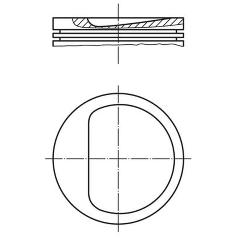 Mahle Piston Cylinder Bore = 80mm fits Fiat Punto 1993-1997 1.4