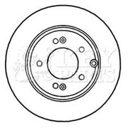 Key Parts 2 x Vented Front Brake Discs KBD5906S-x2