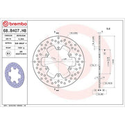 Brembo Front Floating Brake Disc & Rear Floating Brake Disc fits Ducati Monster