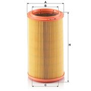 MANN-FILTER Engine Air Filter fits Lancia Lybra Sw 2001-2005 1.9