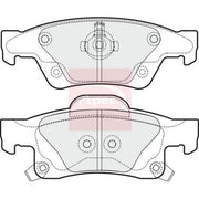 Apec Rear Brake Solid Discs & Pads fits Jeep Grand Cherokee IV 2011 on 3.0