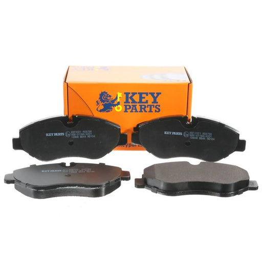 Key Parts 4 x Front Brake Pad Set fits Iveco Daily IV 2006-2012