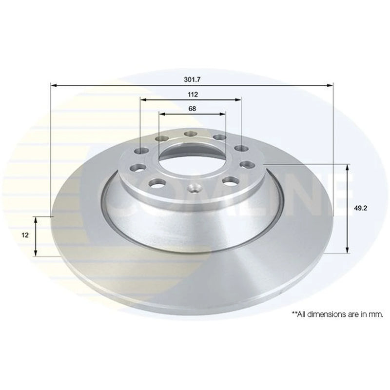Comline Front & Rear Brake Discs & Pads fits Audi A6 C6 2004-2011
