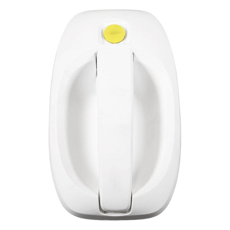 Star External Lock White (Left Hand) Caravan/Motorhome Part Nova - Dynamic Drive