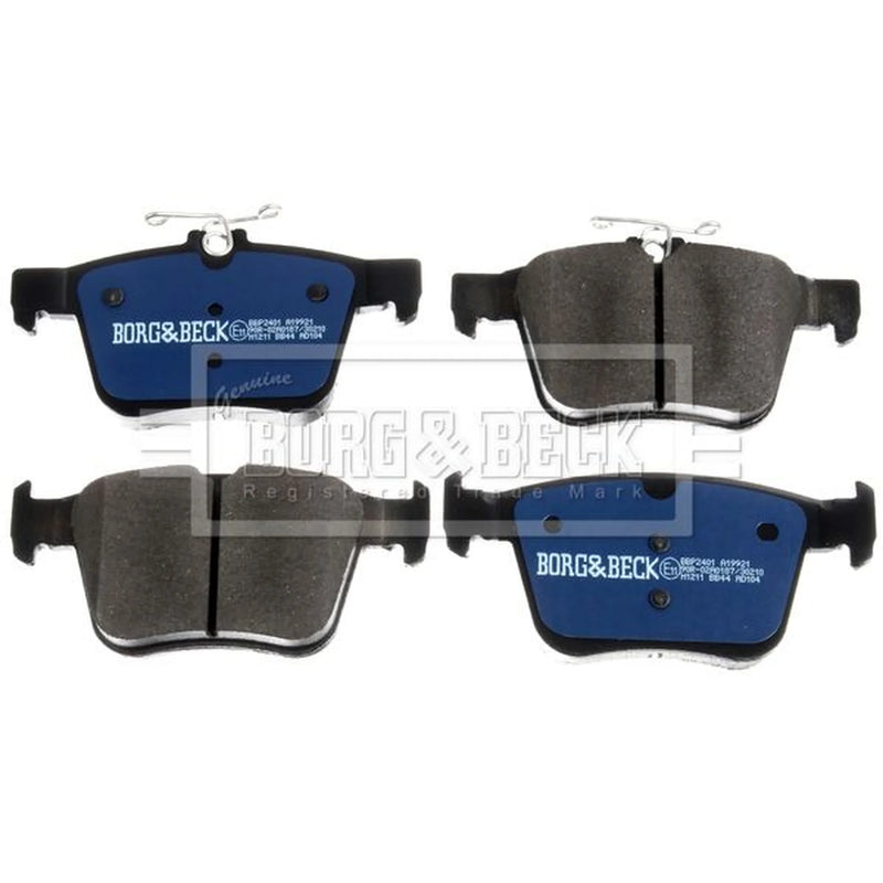 Borg & Beck Front & Rear Brake Discs & Pads fits Skoda Superb IV 2023 on 1.5 2.0