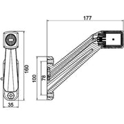 Hella Tail Light / Lamp P21W Right
