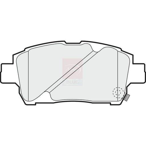 Apec Front Brake Pad Set fits Toyota Celica 1999-2005 1.8