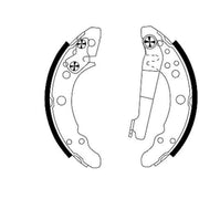 Mintex 4 x Brake Shoe Set Axle Kit fits Audi 100 C1 1968-1976 1.6 1.8