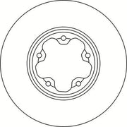 Abtex 2 x Vented Front Brake Discs BD2147V-x2