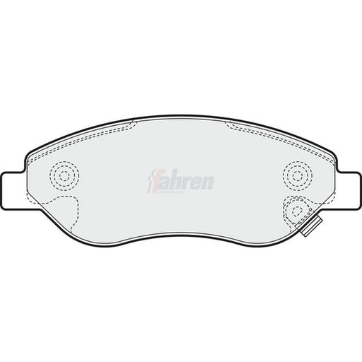 Fahren Front Brake Pad Set FBP3227