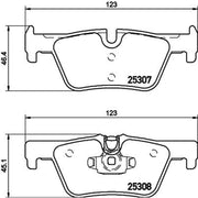 DON Front & Rear Brake Discs & Pads fits BMW 1 Sports Hatch 2011-2019