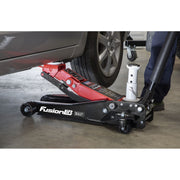 Sealey Low Profile High Lift Trolley Jack with Rocket Lift 2/3 Tonne 3200LEHL Sealey - Dynamic Drive