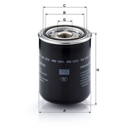 MANN-FILTER Automatic Transmission Hydraulic Filter