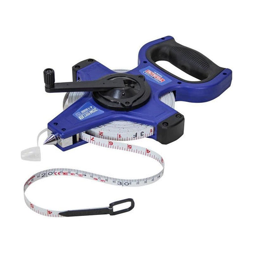 Faithfull Fast Rewind Open Long Tape 30m/100ft (Width 13mm) Faithfull - Dynamic Drive